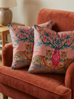 Tiger Cushion Cover Set of 2 – Exotic Animal Throw Pillow