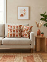 Minimal Cushion Cover Set of 2 – Neutral Modern Throw Pillow